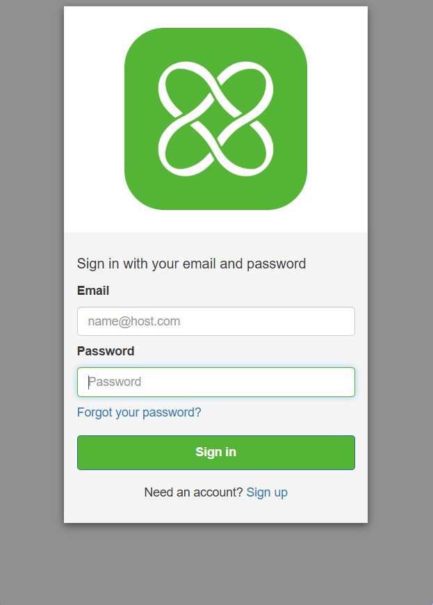 MeetVista Sign In dialog