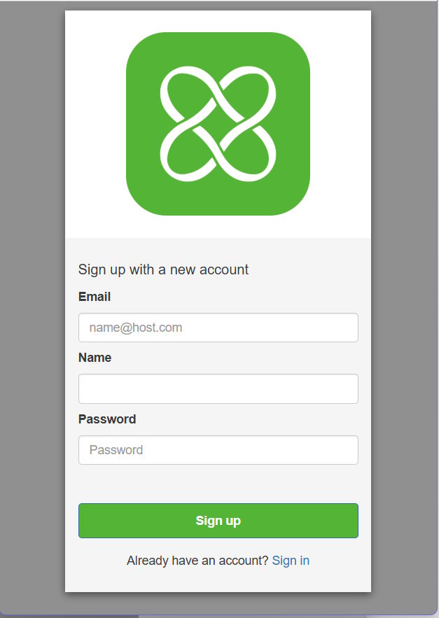 MeetVista Sign Up dialog
